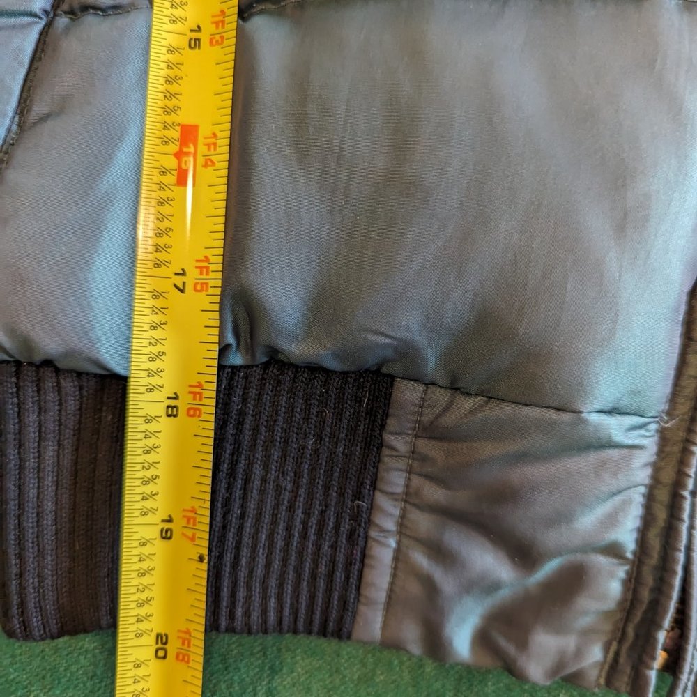 Guess Cropped Down Coat with Furry Hood XS - Picture 7 of 15